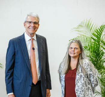Paul Reilly and Tina Pridgen
